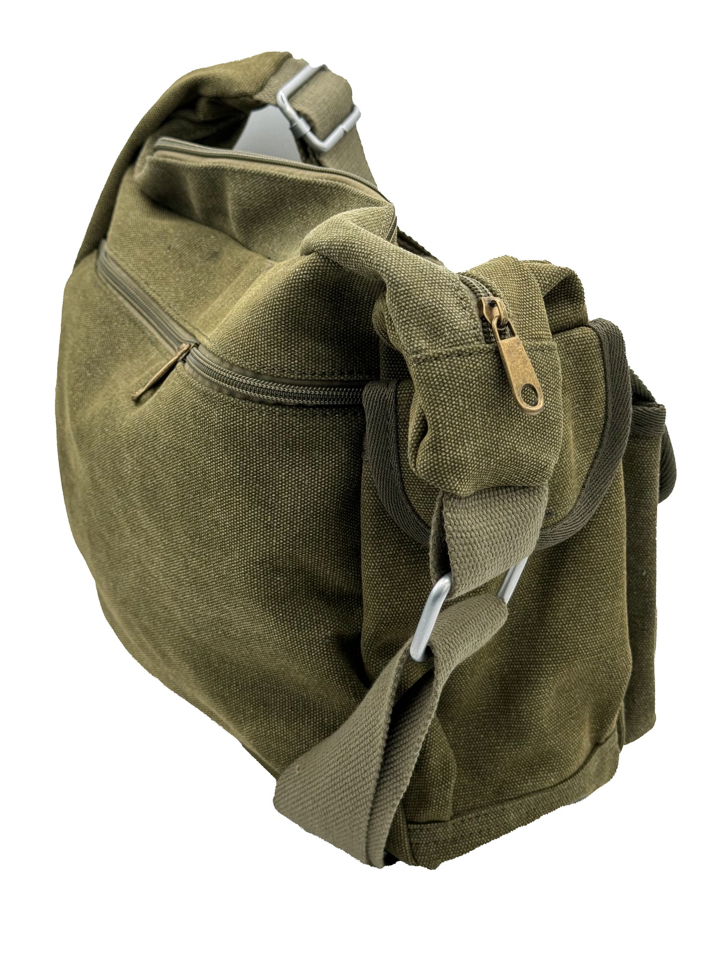 B3329 Military canvas messenger bag