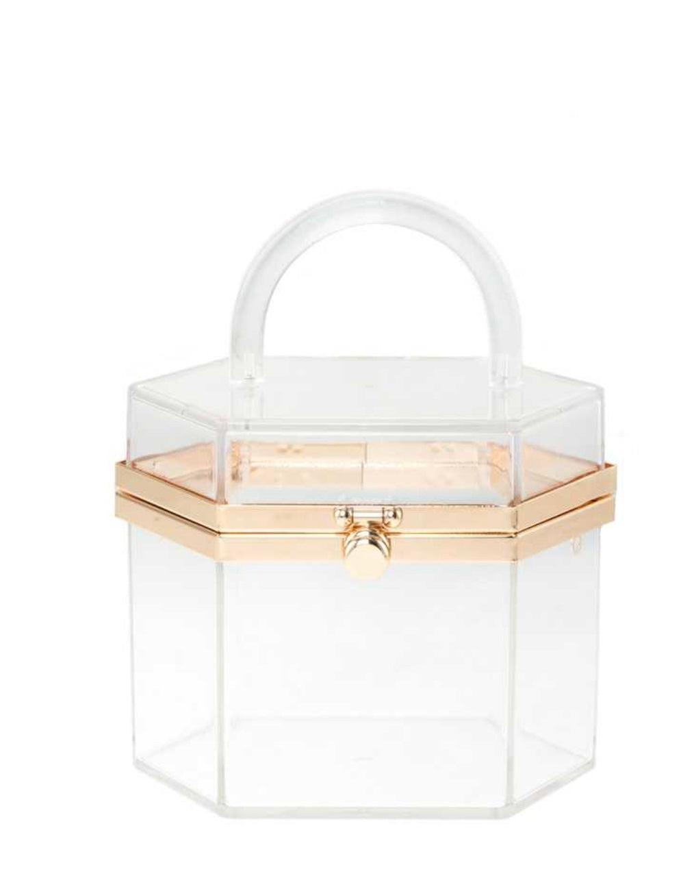 2047 Hard Case Acrylic Mini TRANSPARENT CROSSBODY BAG