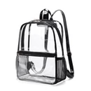 Stadium bag PVC plastic Adjustable shoulder straps CL102N