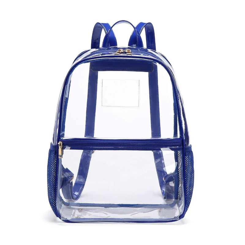 Stadium bag PVC plastic Adjustable shoulder straps CL102N
