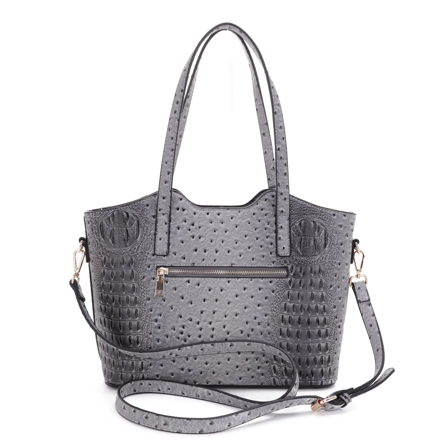 LM20528 Sheila Ostrich Print Tote