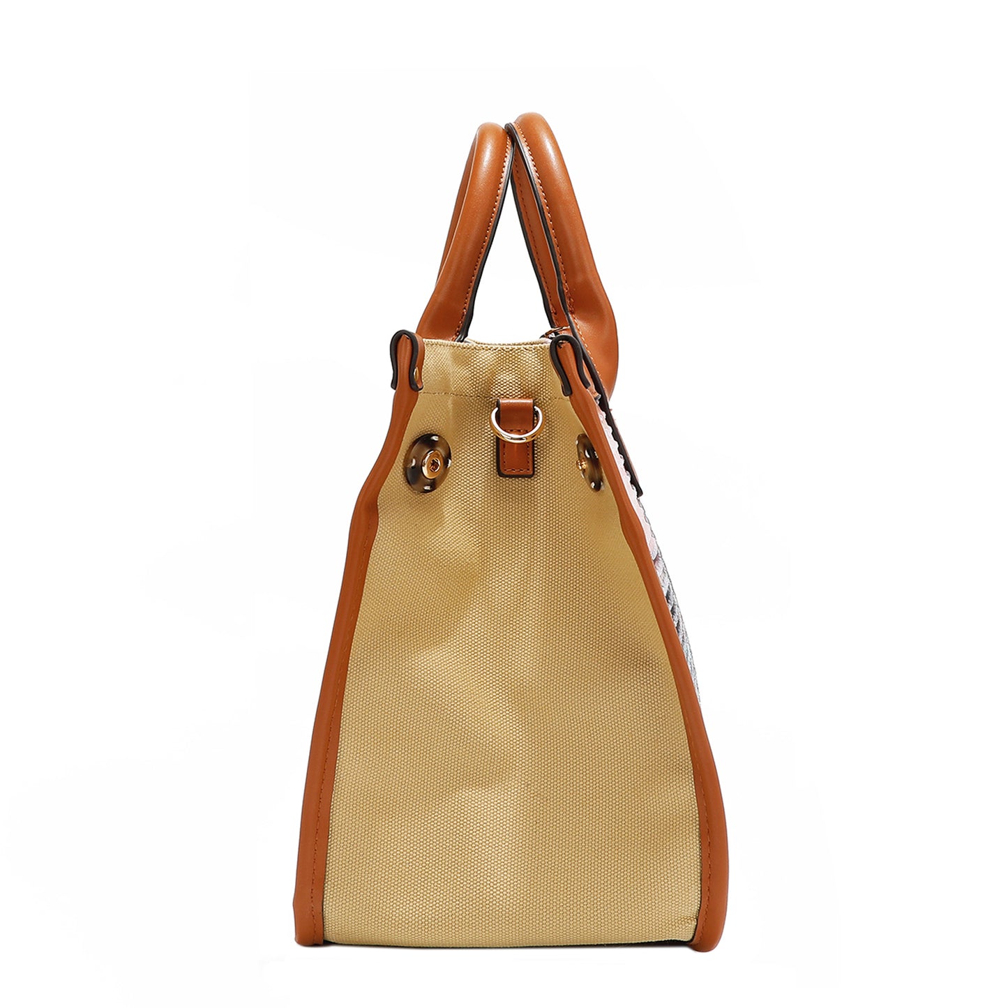 PRT16969 CANVAS WIDE HANDBAG