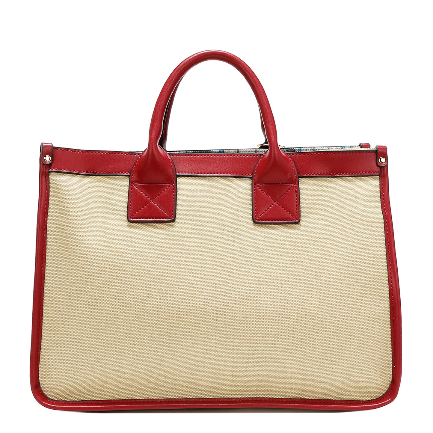 PRT16969 CANVAS WIDE HANDBAG