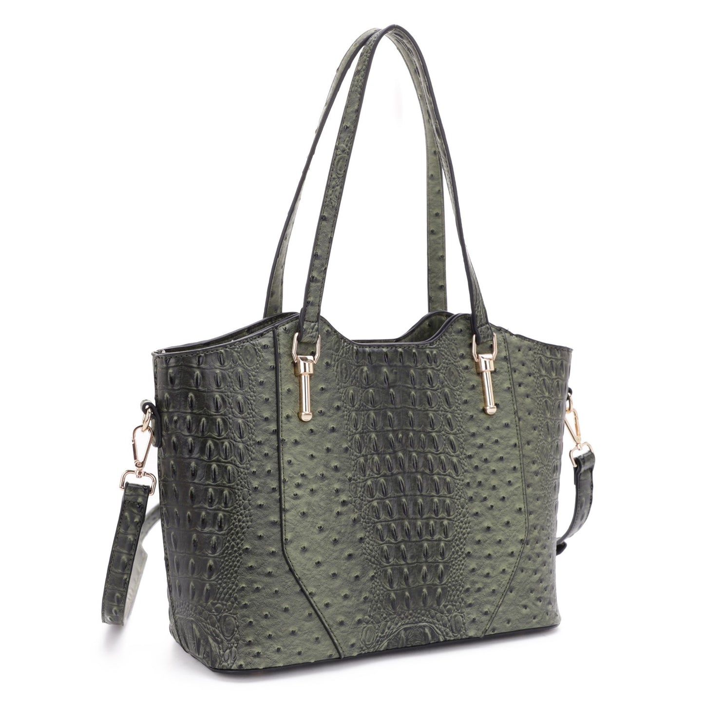 LM20528 Sheila Ostrich Print Tote