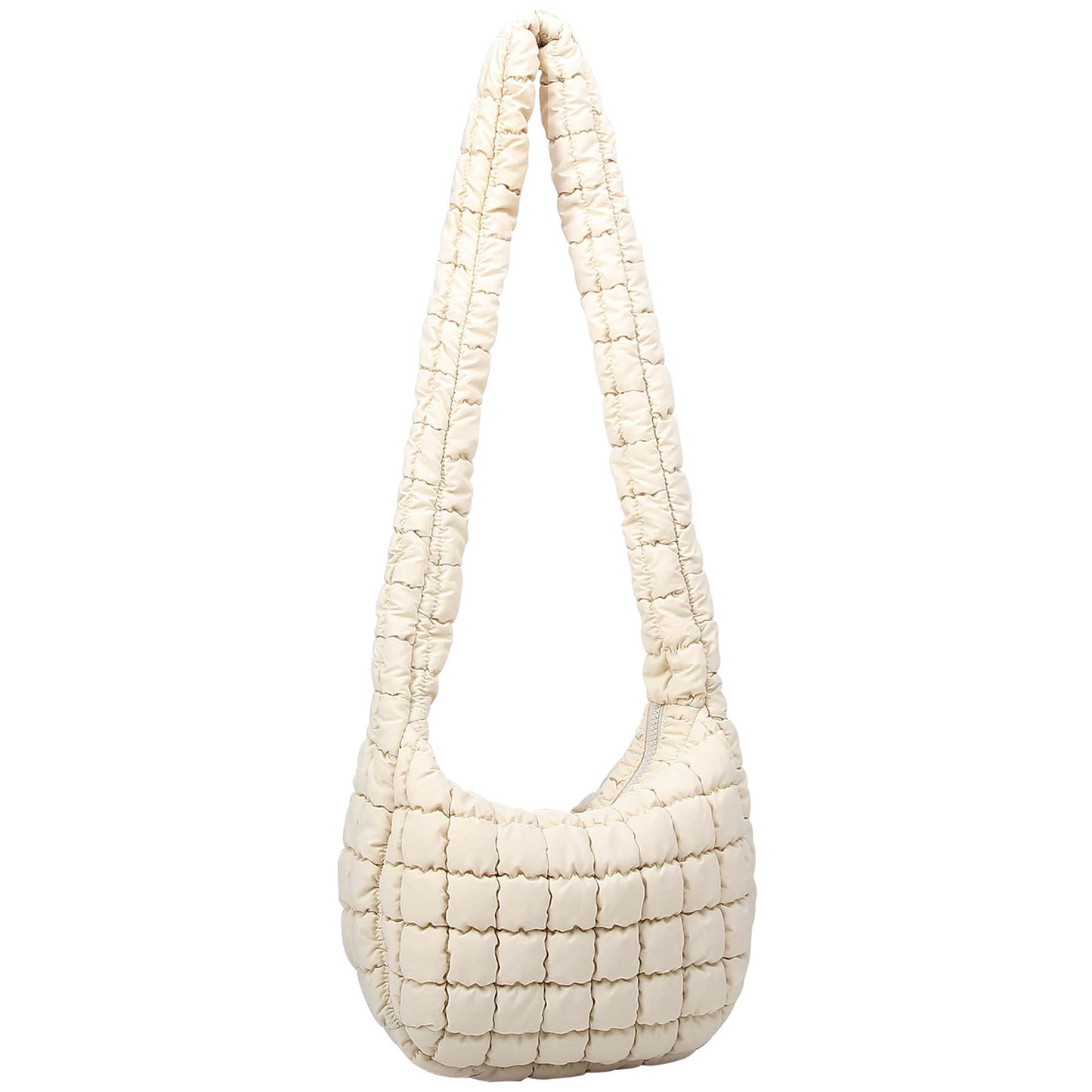 NQ130 Puffy Quilted Nylon Shoulder bag Hobo