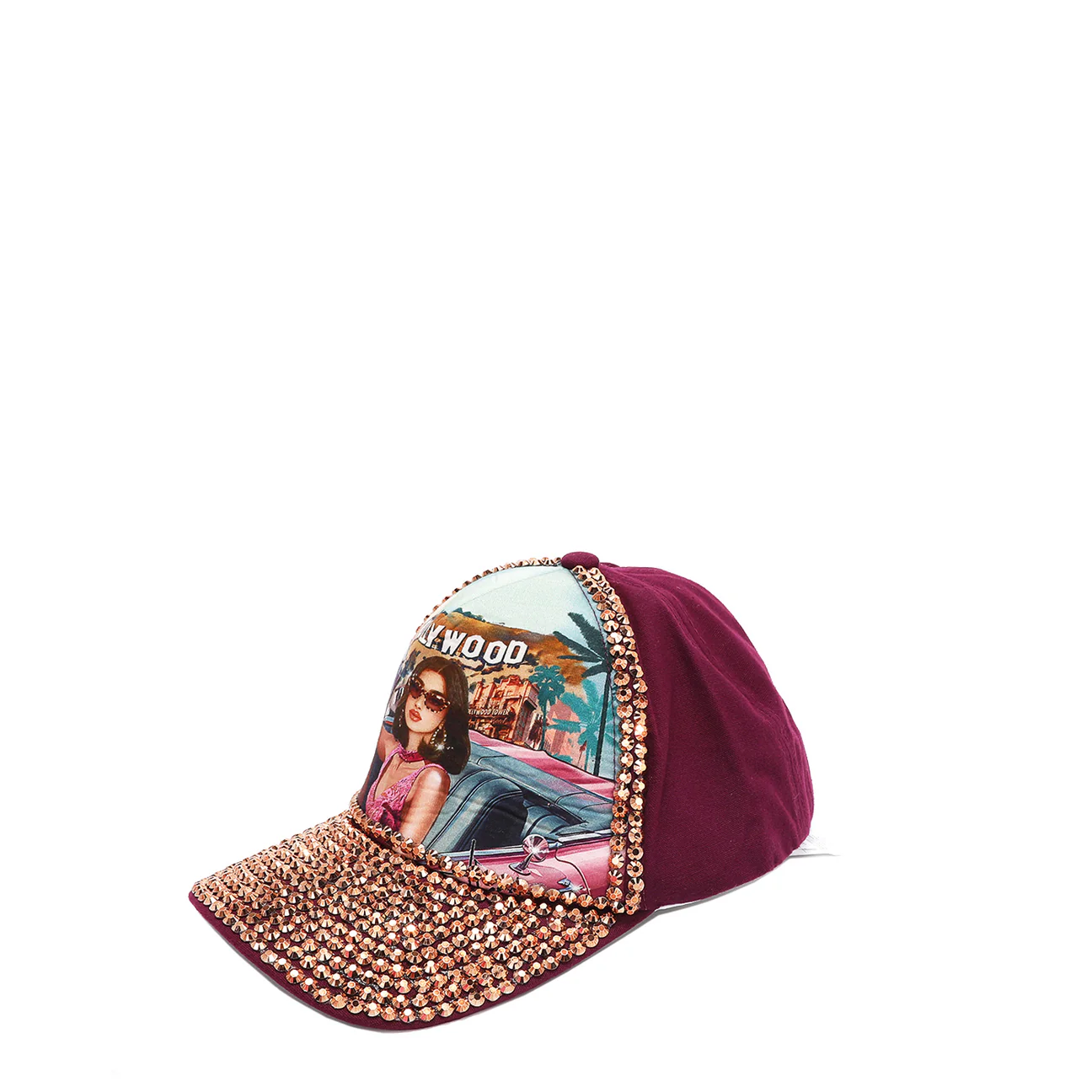 CAP 7708 RHINESTONE FASHION CAP