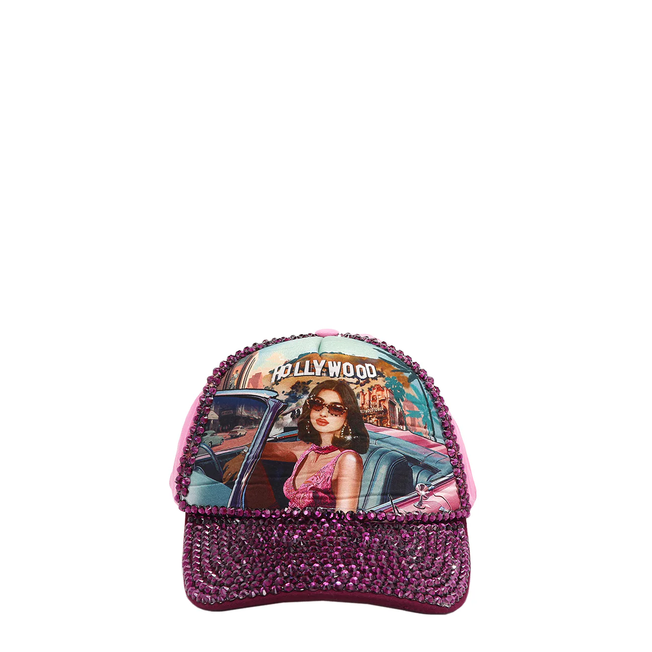 CAP 7708 RHINESTONE FASHION CAP