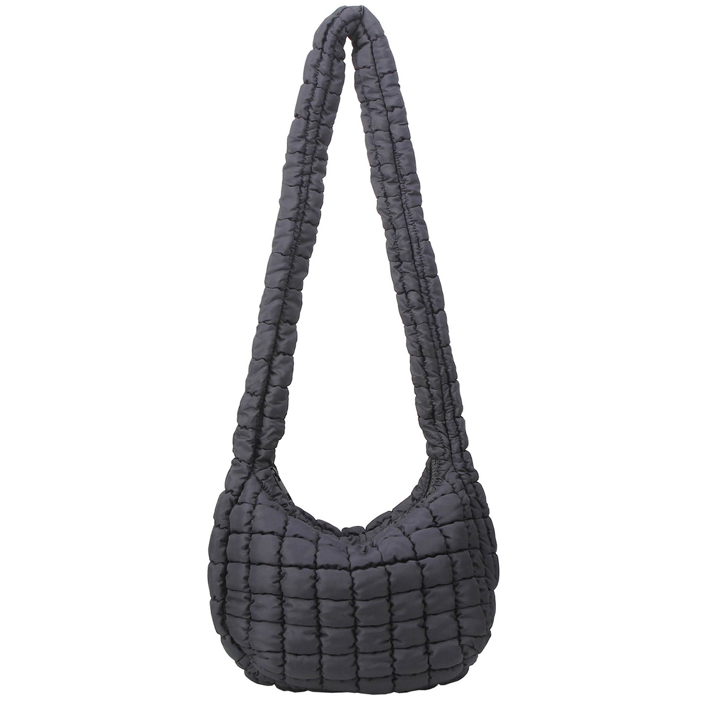 NQ130 Puffy Quilted Nylon Shoulder bag Hobo