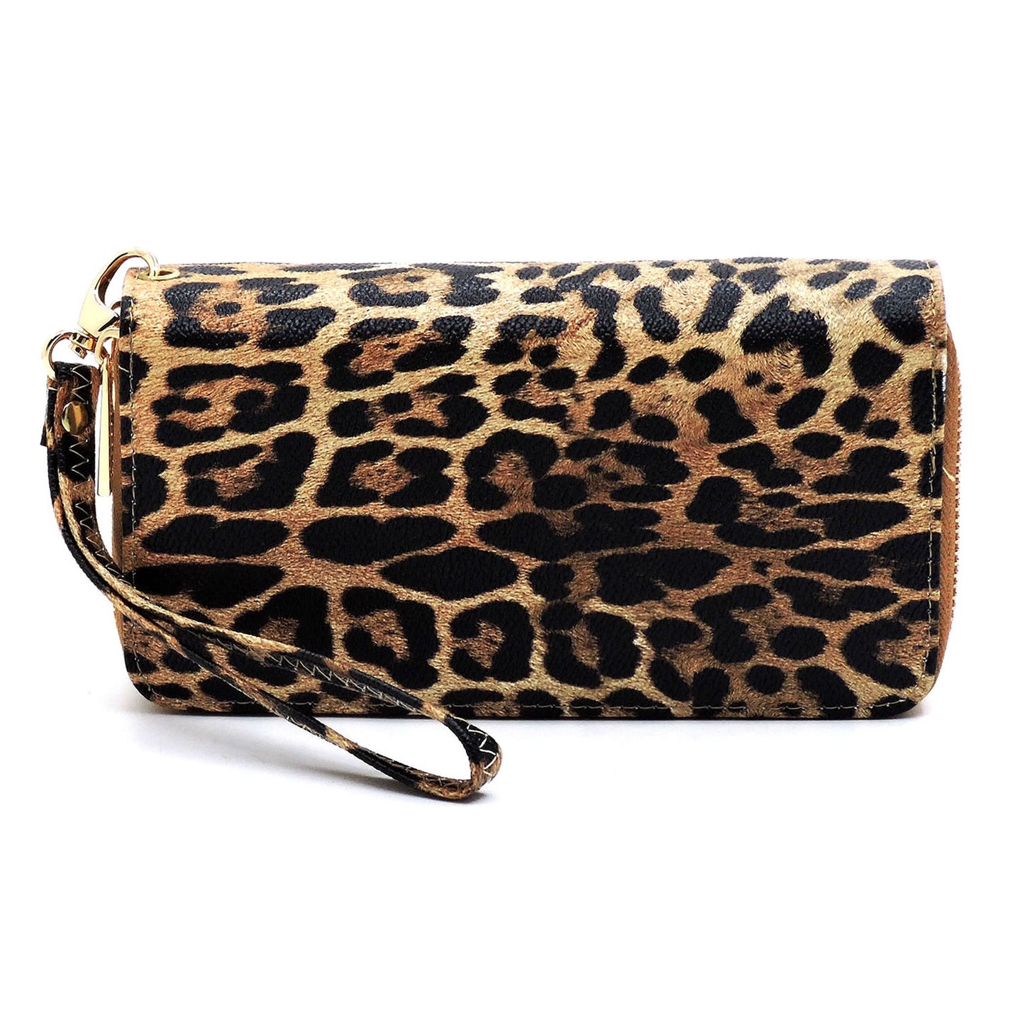 LE1009W  3 in 1 Leopard Shopper Bag with Matching Wallet