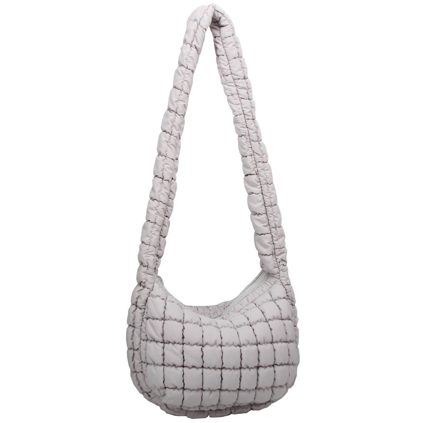 NQ130 Puffy Quilted Nylon Shoulder bag Hobo