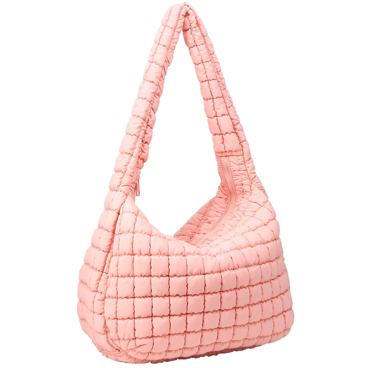 NQ129 Puffy Quilted Nylon Large Shoulder bag Hobo