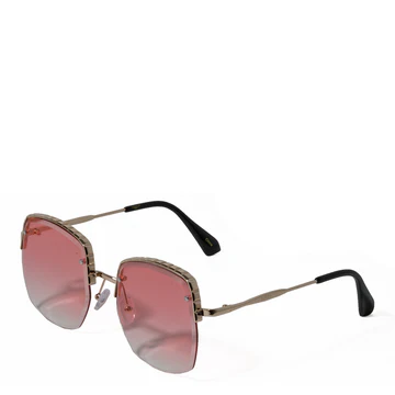 RETRO WOMEN'S METALGEOMETRIC SUNGLASSES