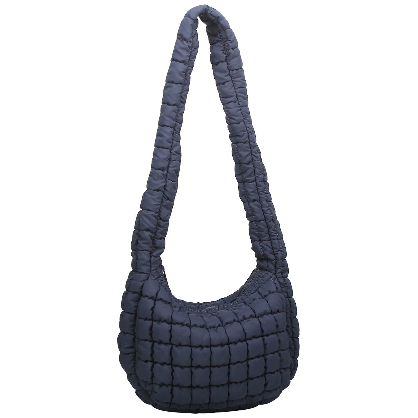 NQ130 Puffy Quilted Nylon Shoulder bag Hobo