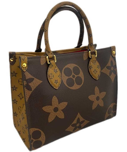 6864 Monogram Canvas Tote Handbag