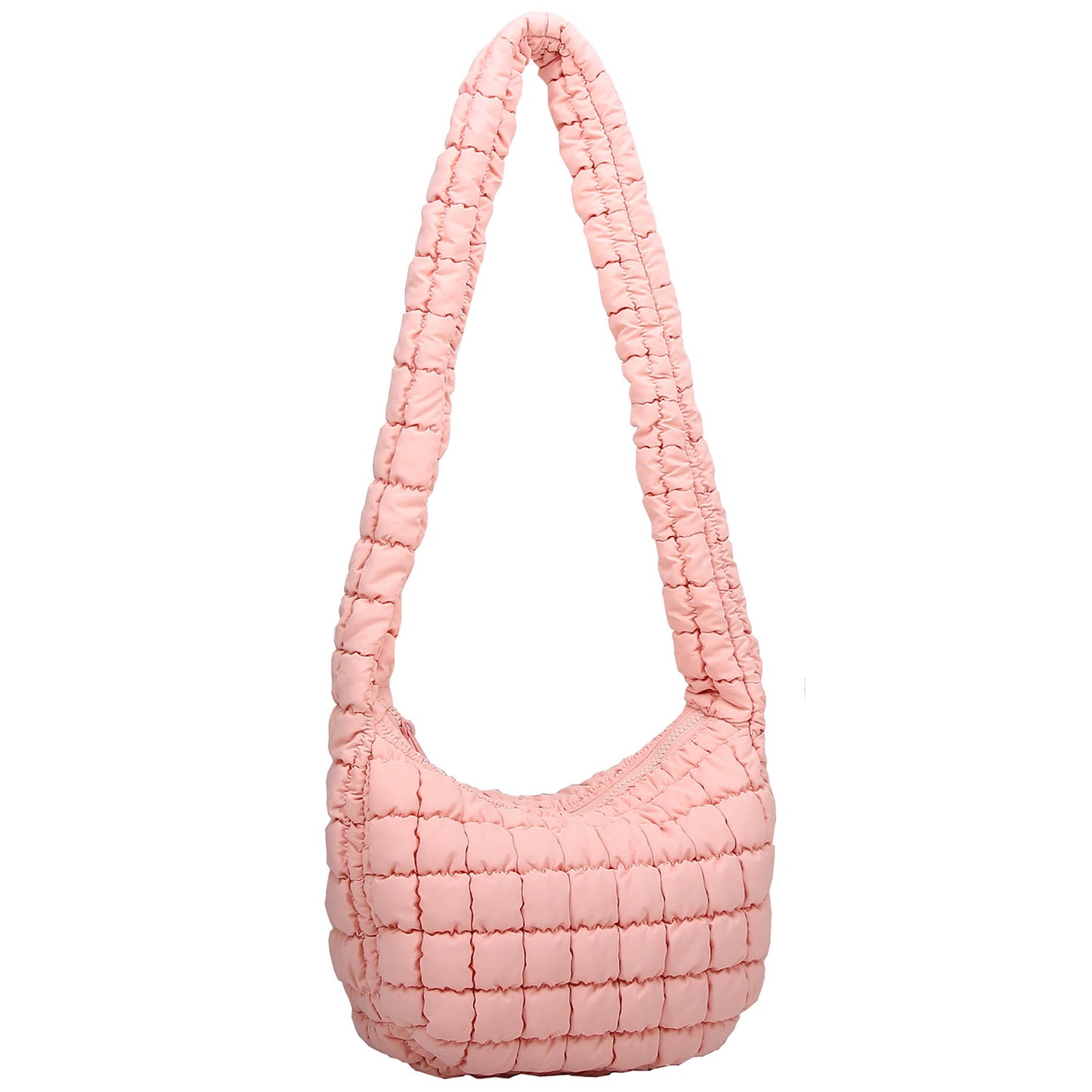 NQ130 Puffy Quilted Nylon Shoulder bag Hobo