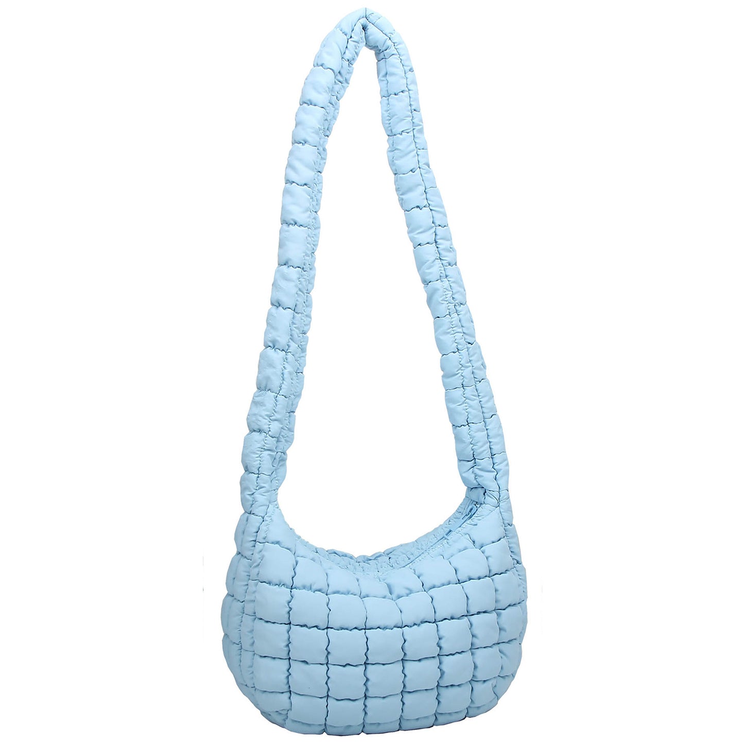 NQ130 Puffy Quilted Nylon Shoulder bag Hobo