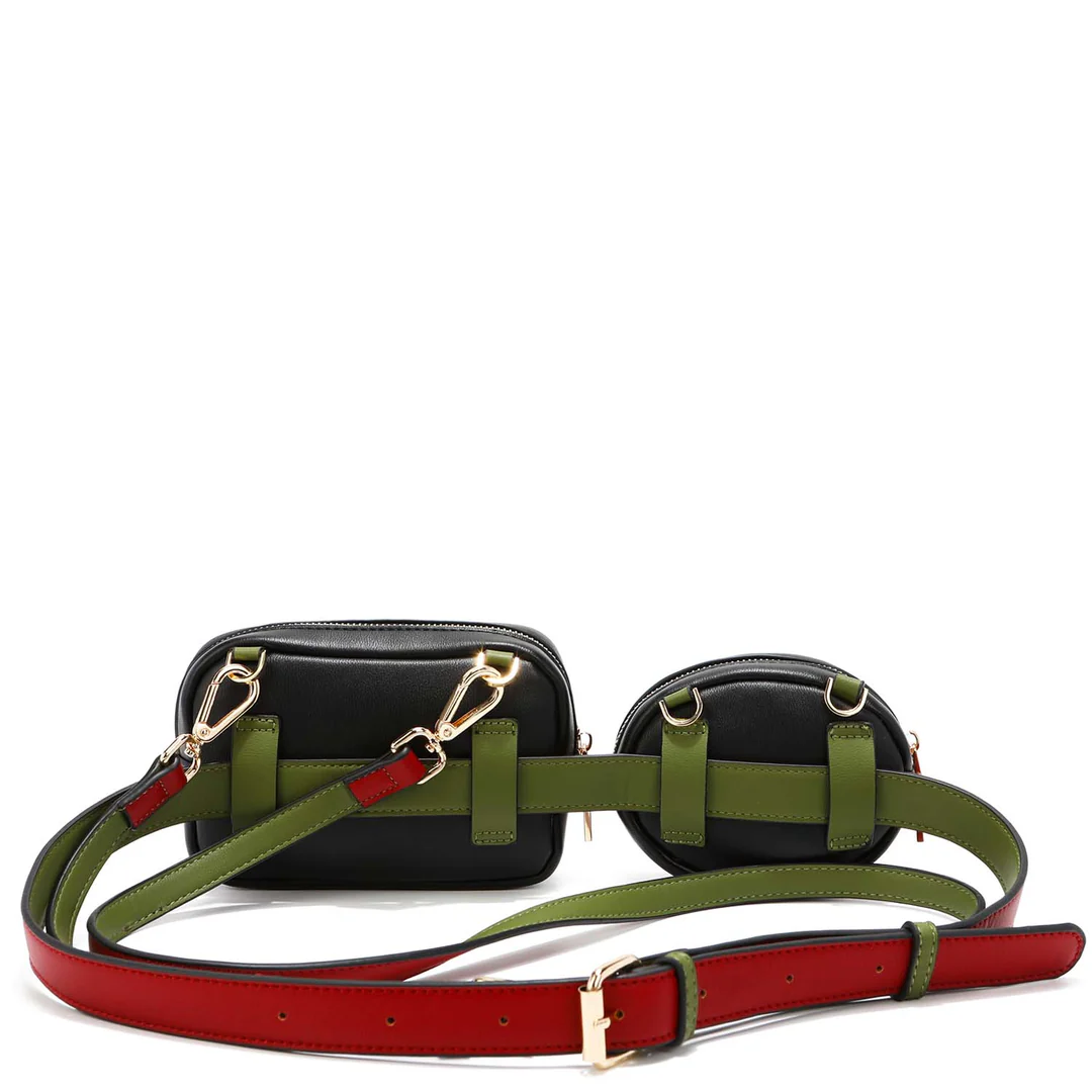 PRT16927 DOUBLE POUCH FANNY PACK