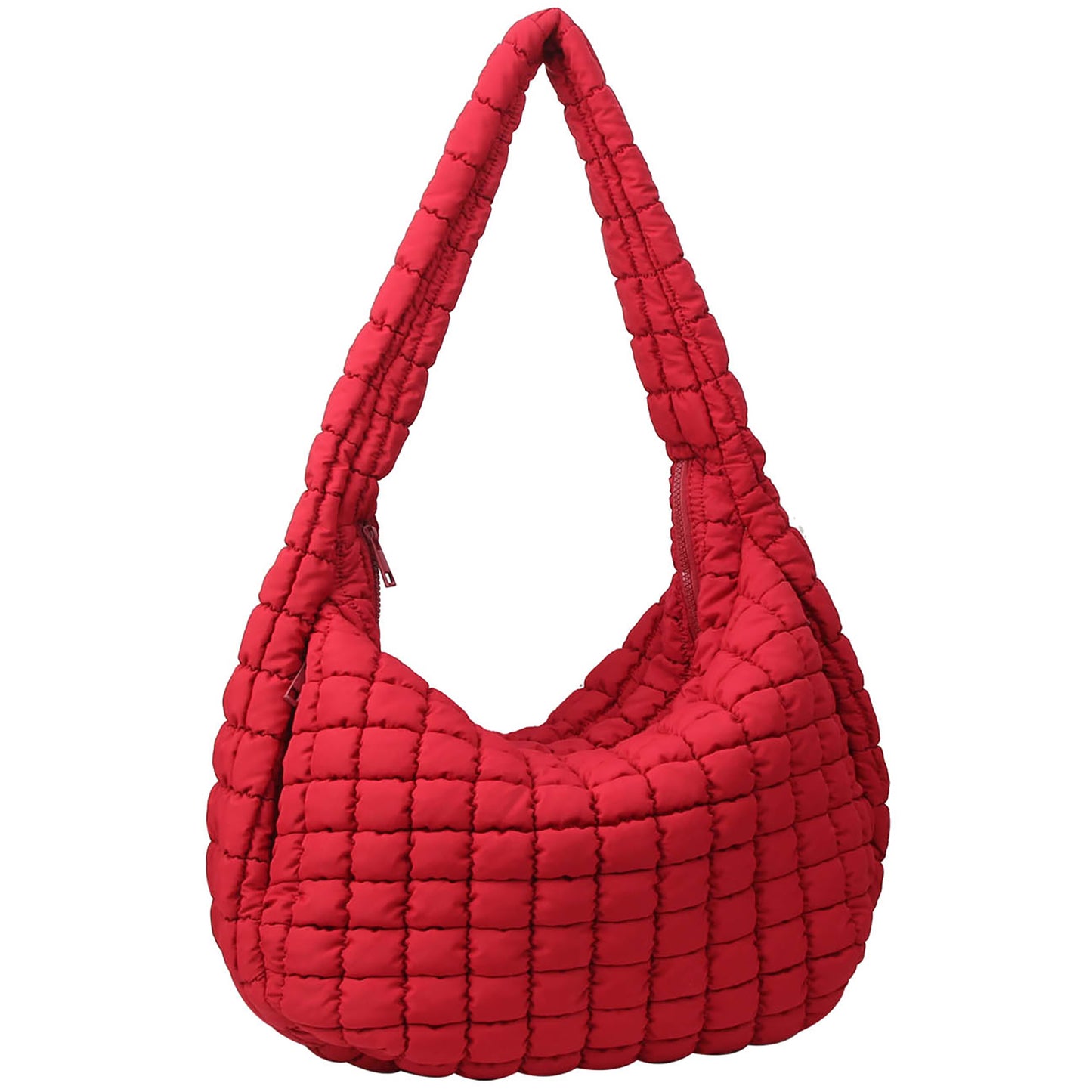 NQ129 Puffy Quilted Nylon Large Shoulder bag Hobo