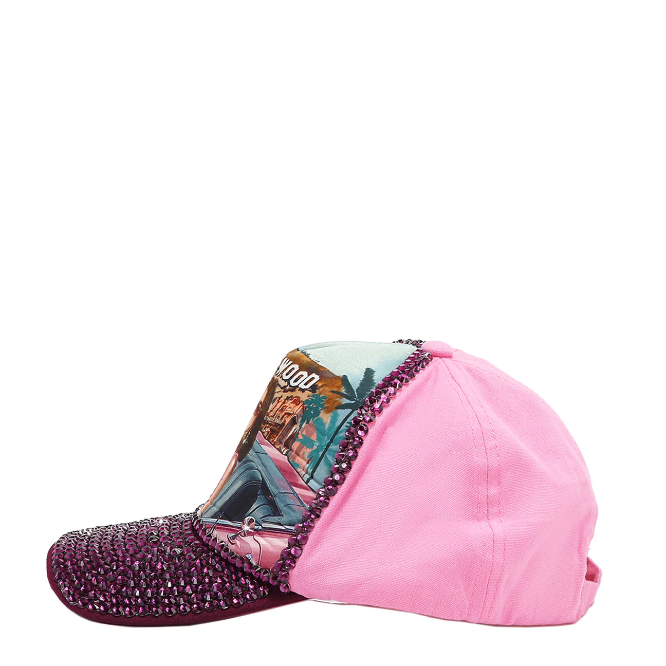 CAP 7708 RHINESTONE FASHION CAP