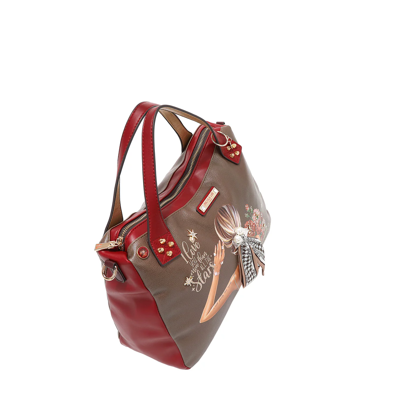 BD17019 BLIND DATE STUDDED HANDBAG