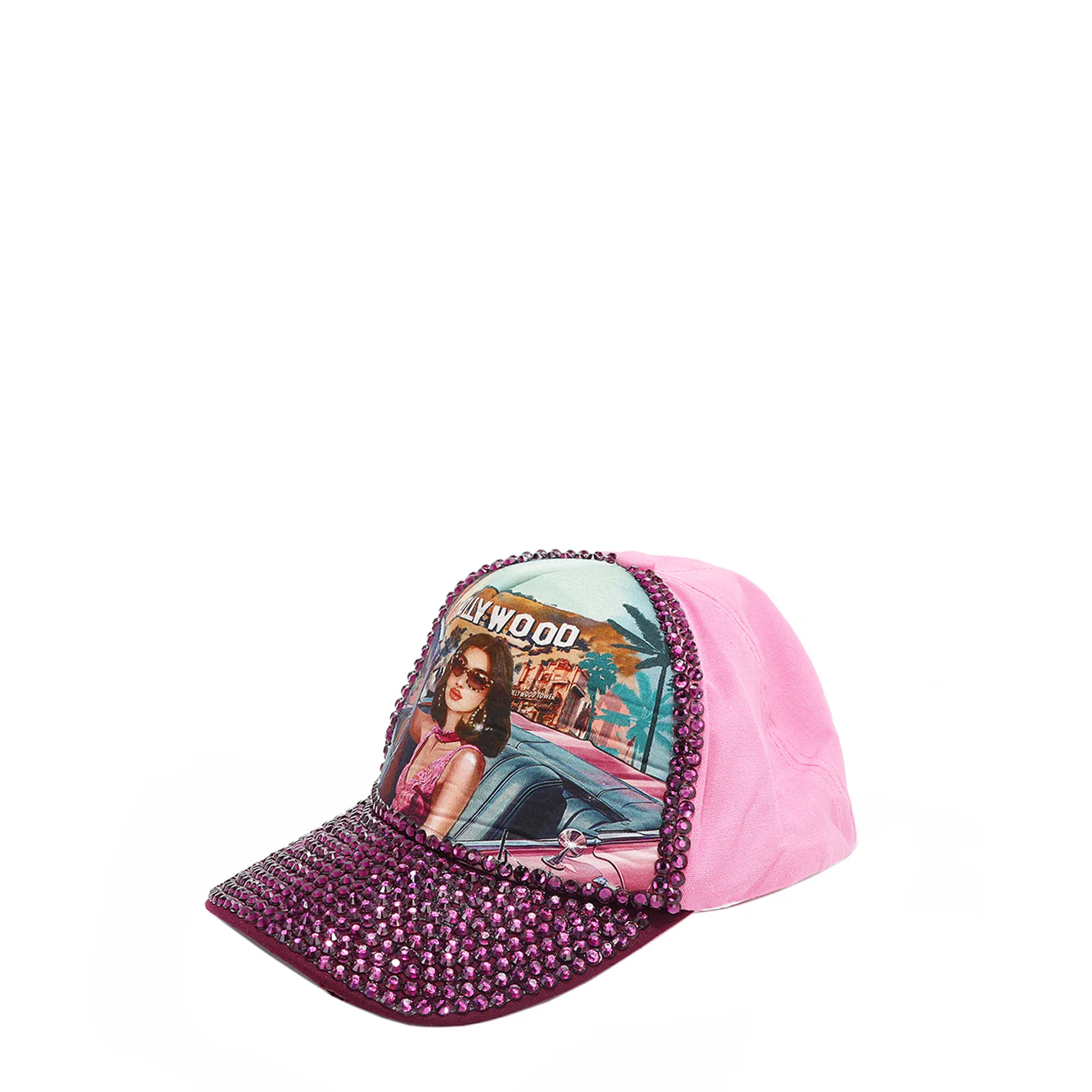 CAP 7708 RHINESTONE FASHION CAP