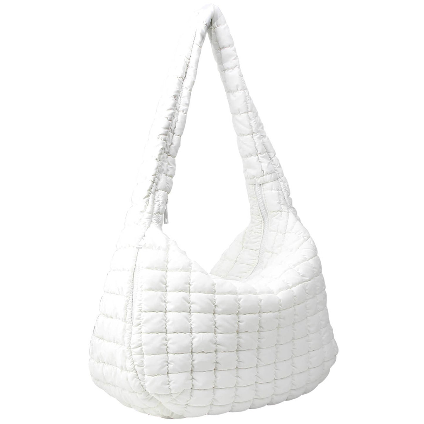 NQ129 Puffy Quilted Nylon Large Shoulder bag Hobo