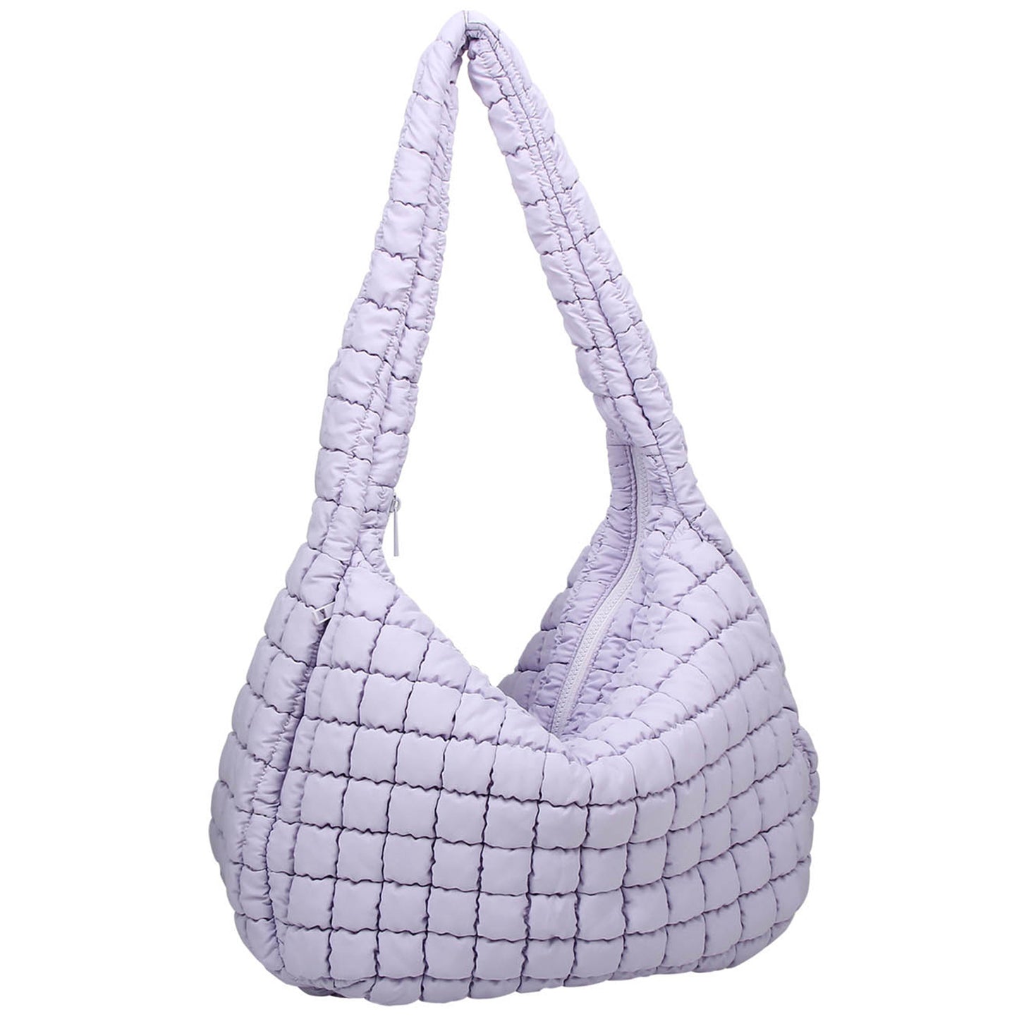 NQ129 Puffy Quilted Nylon Large Shoulder bag Hobo